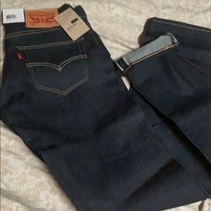 Selvedge denim dark wash